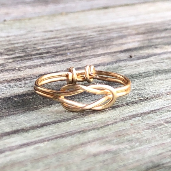 Jewelry - Sailor Knot wire wrapped ring